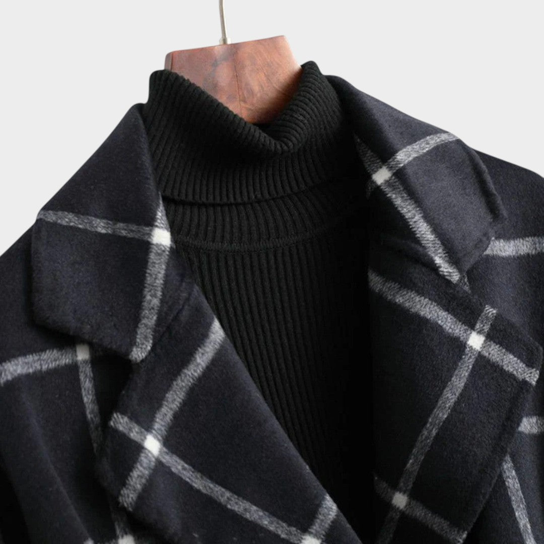 Ingrid | Classic Check Autumn Coat