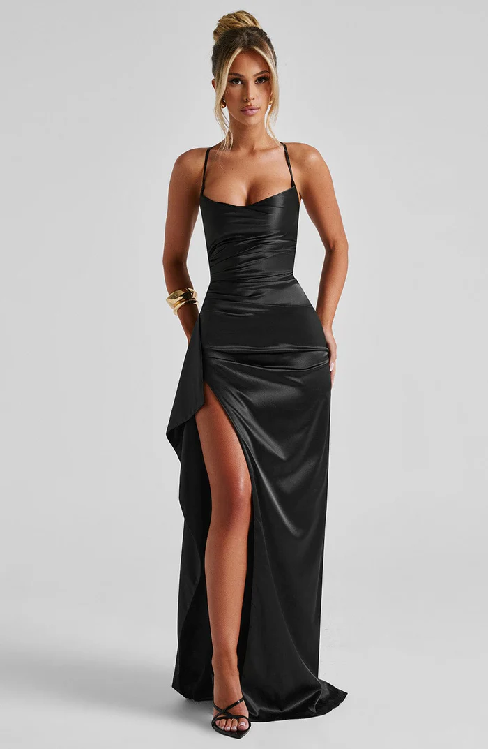 Rosalind | Flowing Evening Maxi Dress