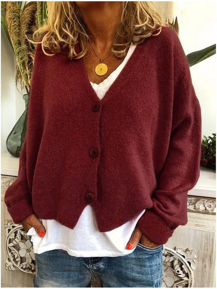 Linda | Relaxed Button-Front Cardigan