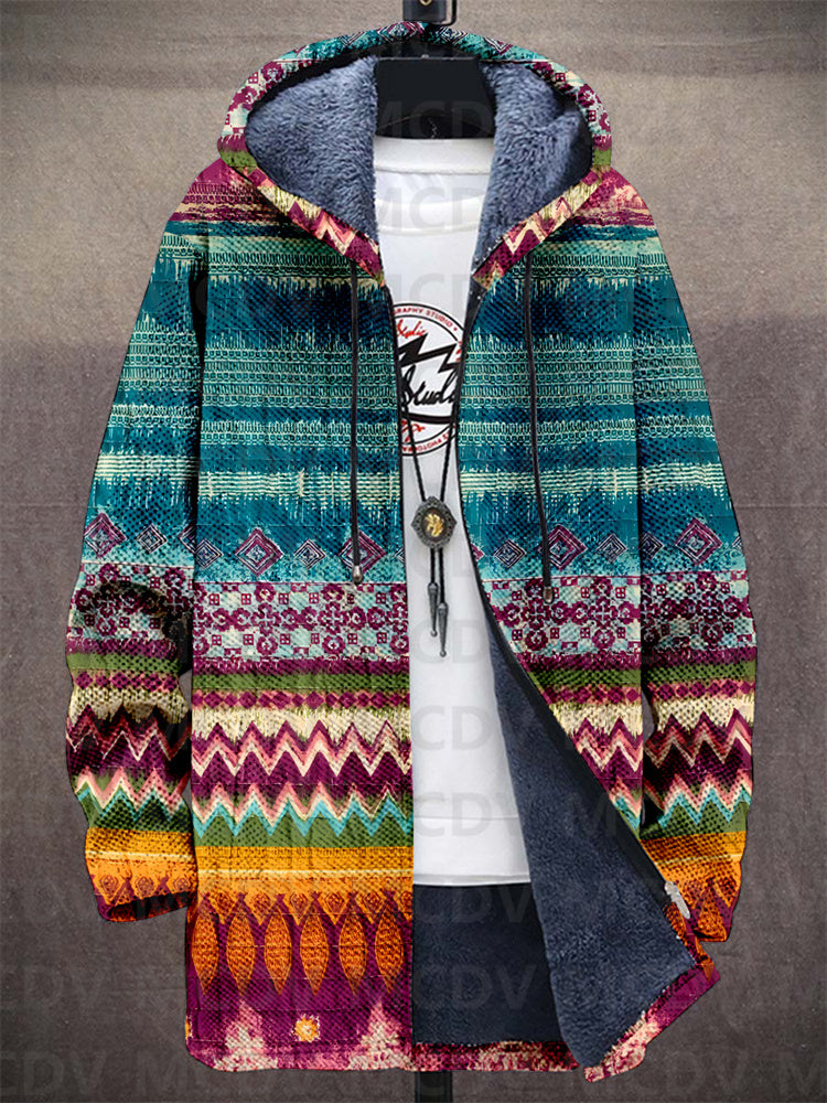 Rhett | Hooded Patterned Cardigan