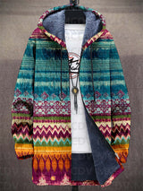 Rhett | Hooded Patterned Cardigan