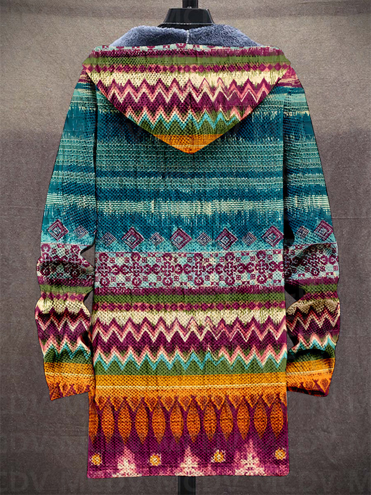 Rhett | Hooded Patterned Cardigan