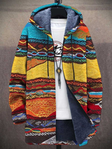 Rafferty | Artistic Hooded Zip Cardigan