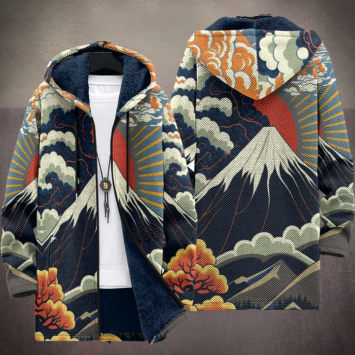 Beckett | Artful Hooded Cardigan