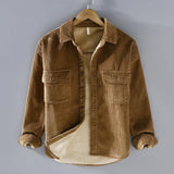 Oscar | Warm Ribbed Overshirt Jacket