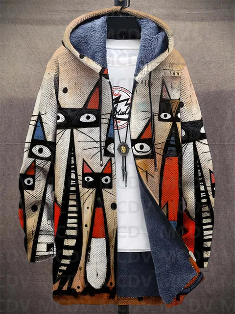 Emerson | Artistic Hooded Cardigan