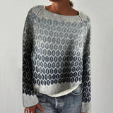 Anja | Patterned Knit Sweater