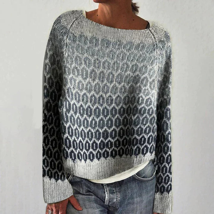 Anja | Patterned Knit Sweater