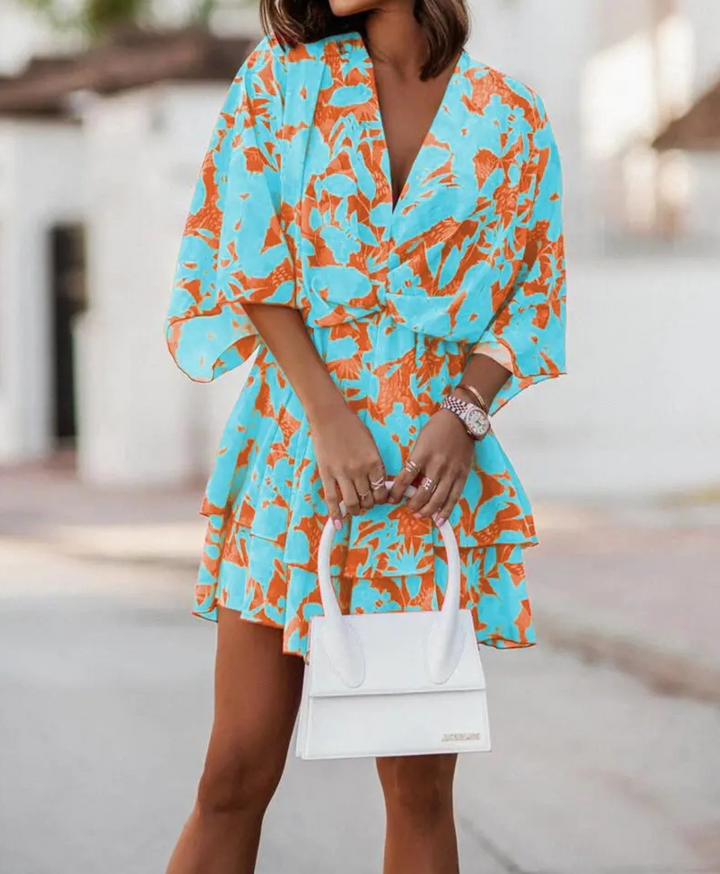 Liana | Breezy Ruffle Wrap Dress
