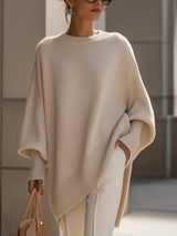 Isolde | Oversized Drape Knit Sweater