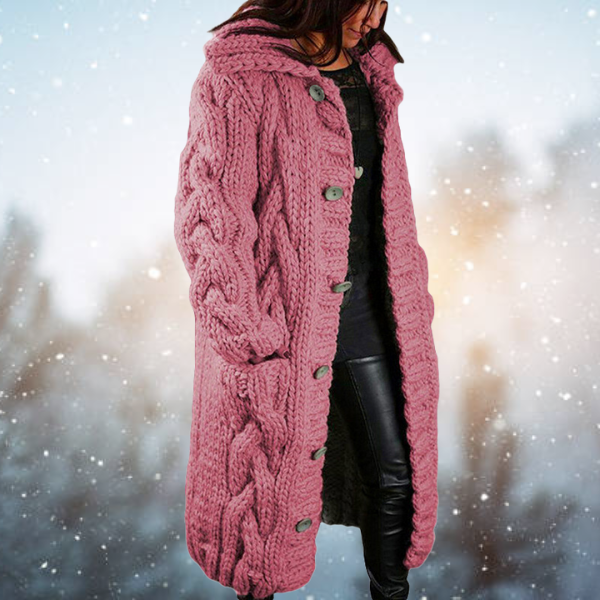 Mirabel | Cable-Knit Longline Cardigan