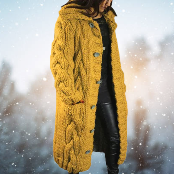 Mirabel | Cable-Knit Longline Cardigan