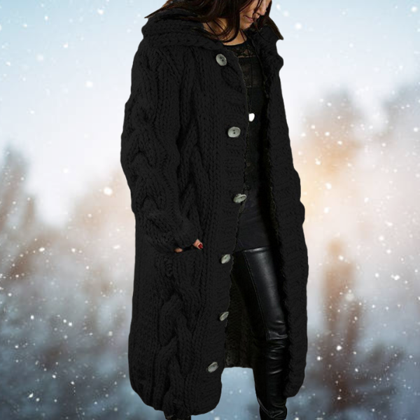 Mirabel | Cable-Knit Longline Cardigan