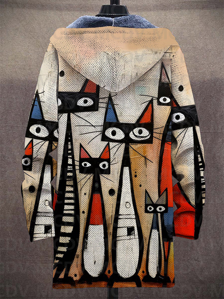 Camden | Artful Hooded Cardigan