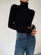 Greer | Ribbed Turtleneck Sweater