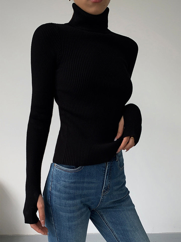 Greer | Ribbed Turtleneck Sweater