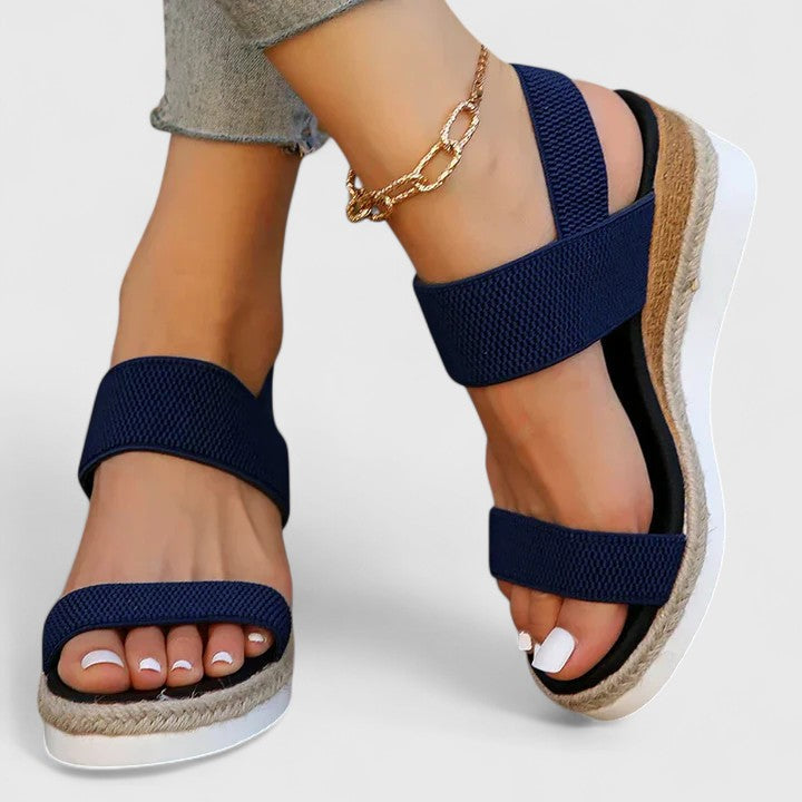 Leona | Cushioned Wedge Sandals
