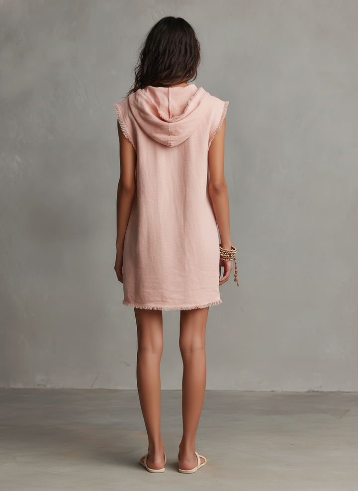 Dorothea | Relaxed Hooded Beach Dress