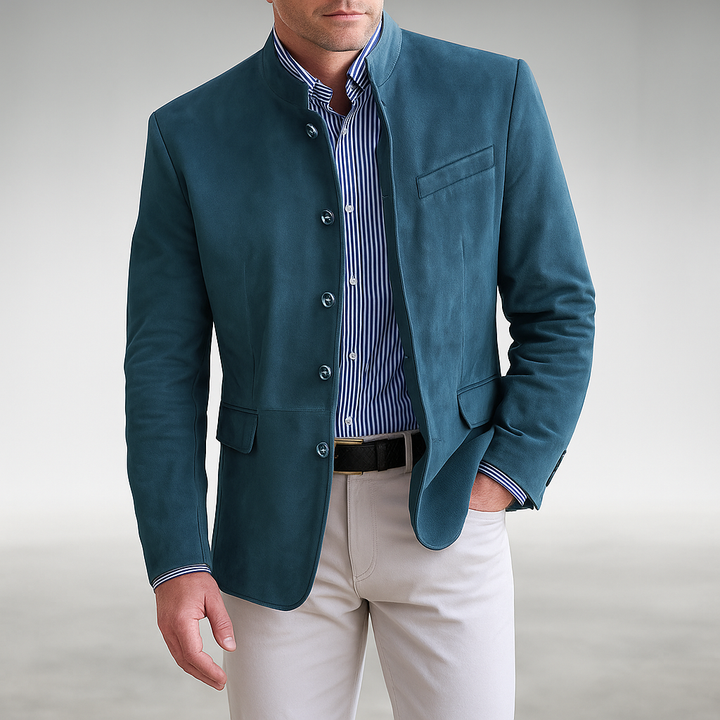 Julian | Refined Stand-Collar Blazer