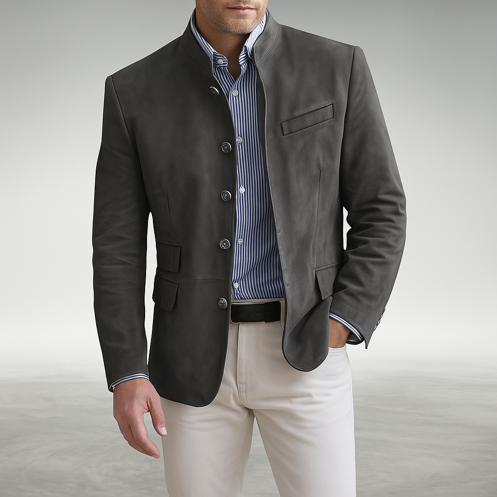 Julian | Refined Stand-Collar Blazer