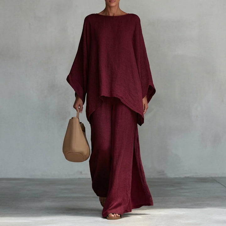 Lucia | Relaxed Long-Sleeve Two-Piece Set