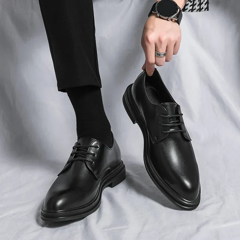 Julius | Polished Lace-Up Derby Shoes