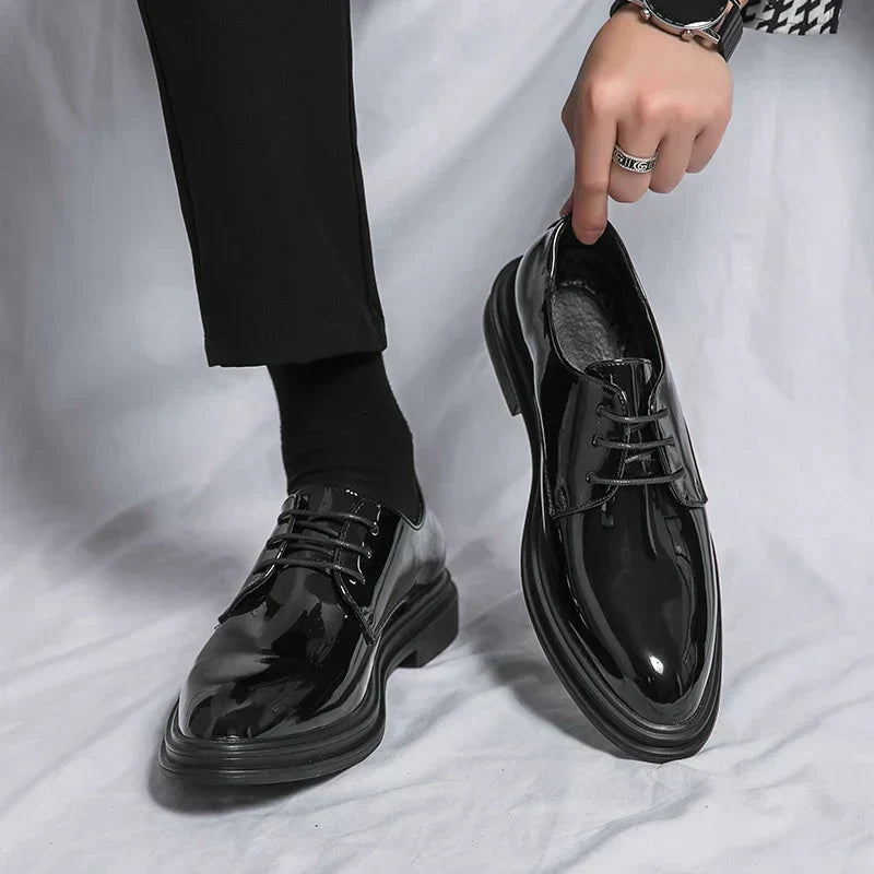 Julius | Polished Lace-Up Derby Shoes