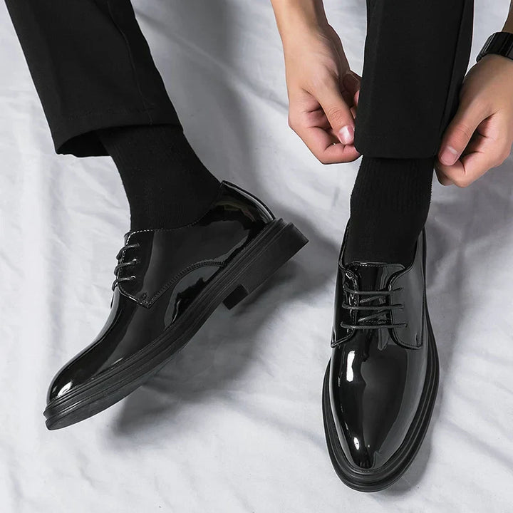 Theodore | Polished Lace-Up Derby Shoes