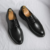 Julius | Polished Lace-Up Derby Shoes