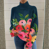 Rosina | Blooming High-Neck Sweater