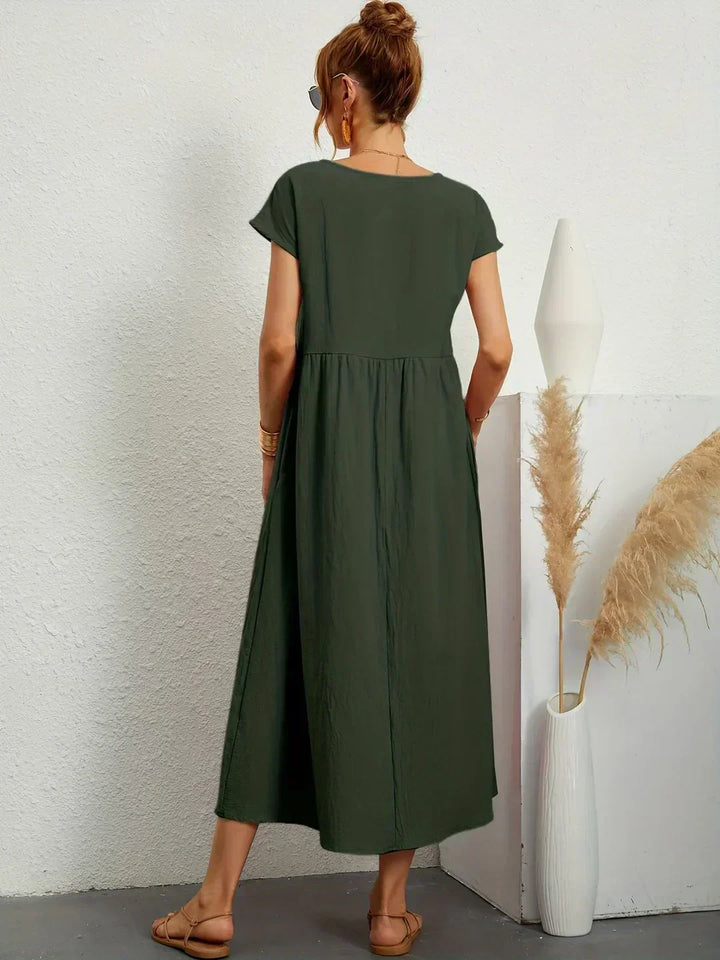 Adalyn | Relaxed Flowing Midi Dress