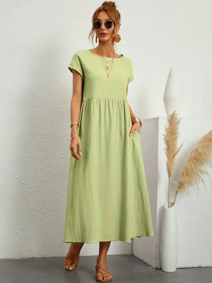 Adalyn | Relaxed Flowing Midi Dress