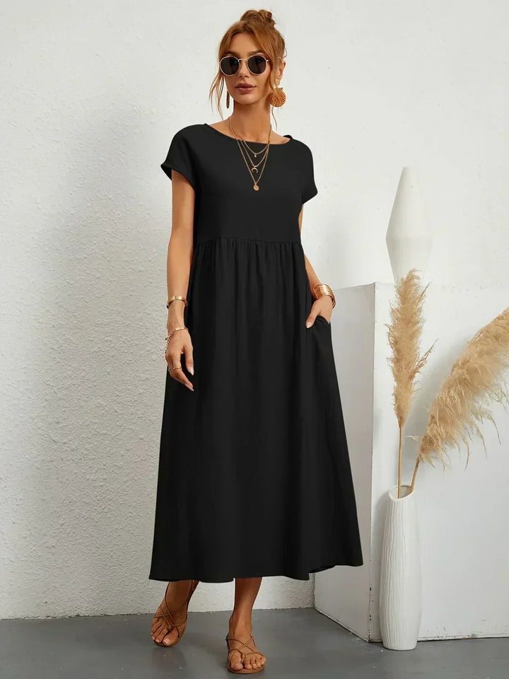 Adalyn | Relaxed Flowing Midi Dress
