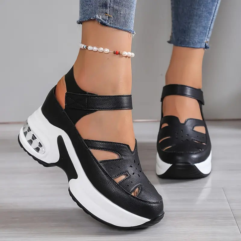 Ida | Cushioned Platform Wedges