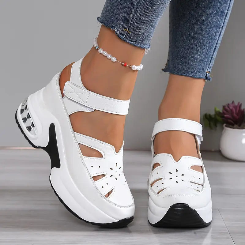 Ida | Cushioned Platform Wedges