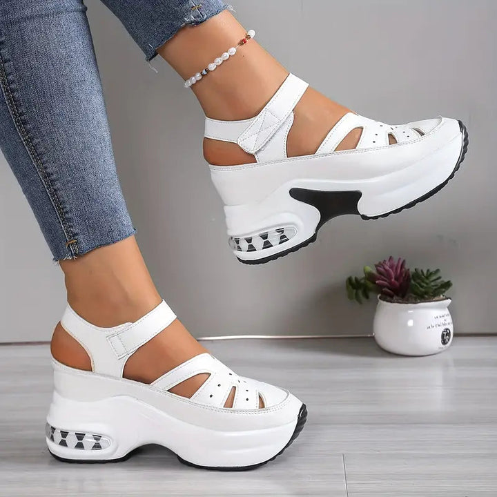 Ida | Cushioned Platform Wedges