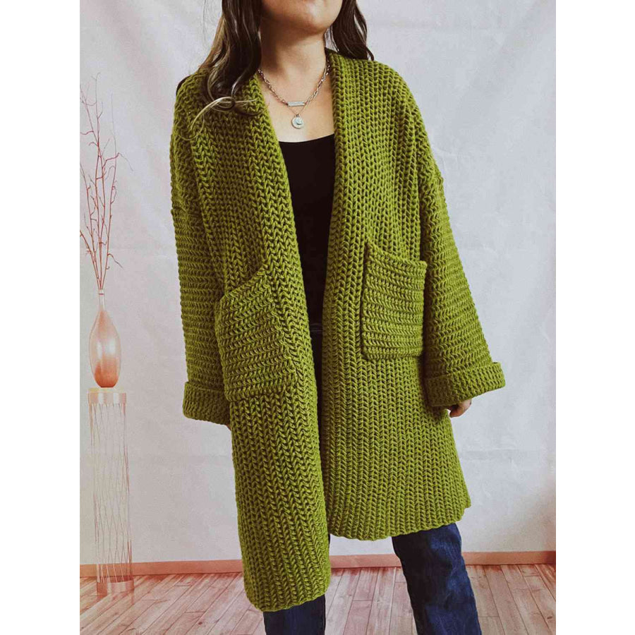Delia | Chunky Open-Front Cardigan