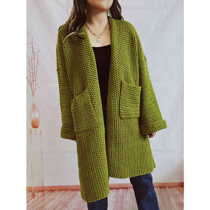 Delia | Chunky Open-Front Cardigan