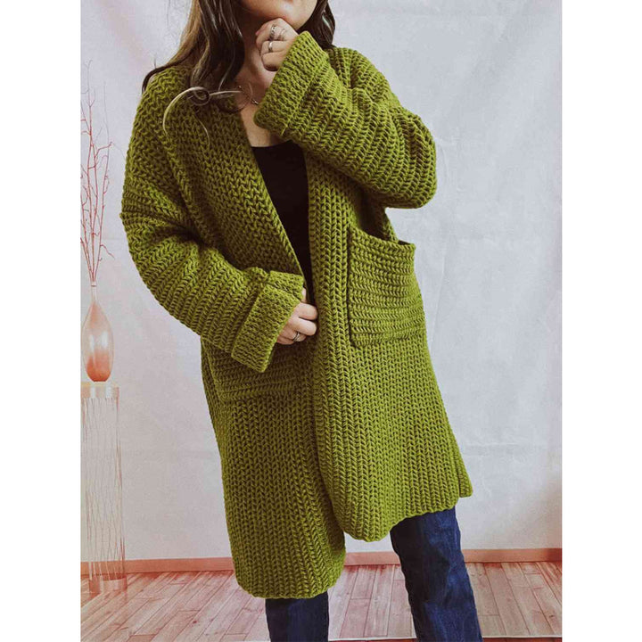 Delia | Chunky Open-Front Cardigan