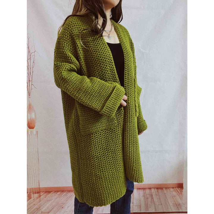 Delia | Chunky Open-Front Cardigan