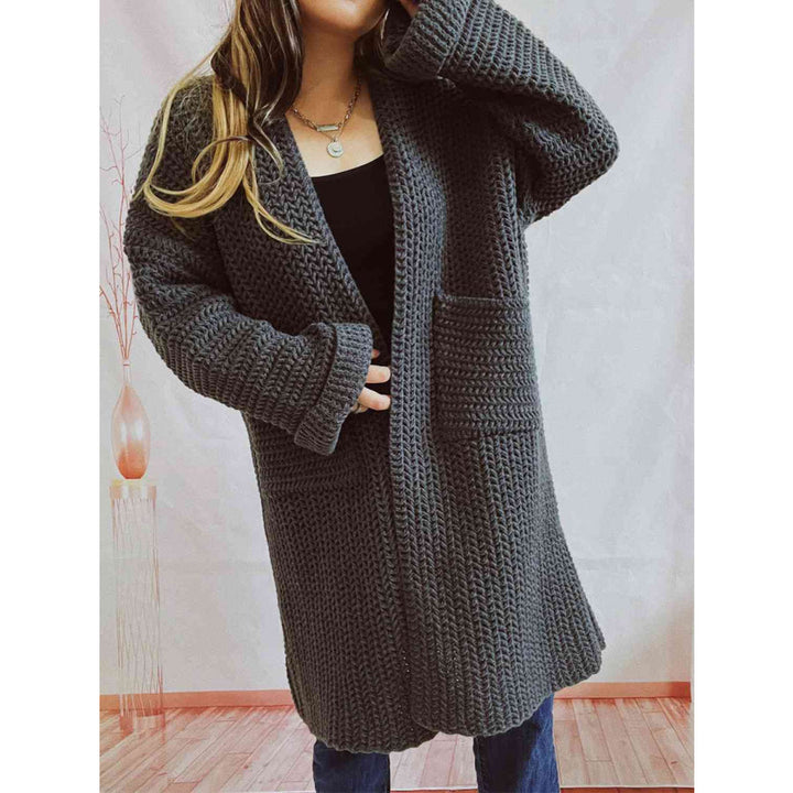 Delia | Chunky Open-Front Cardigan