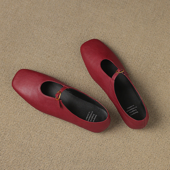 Greta | T-Strap Mary Jane Flats