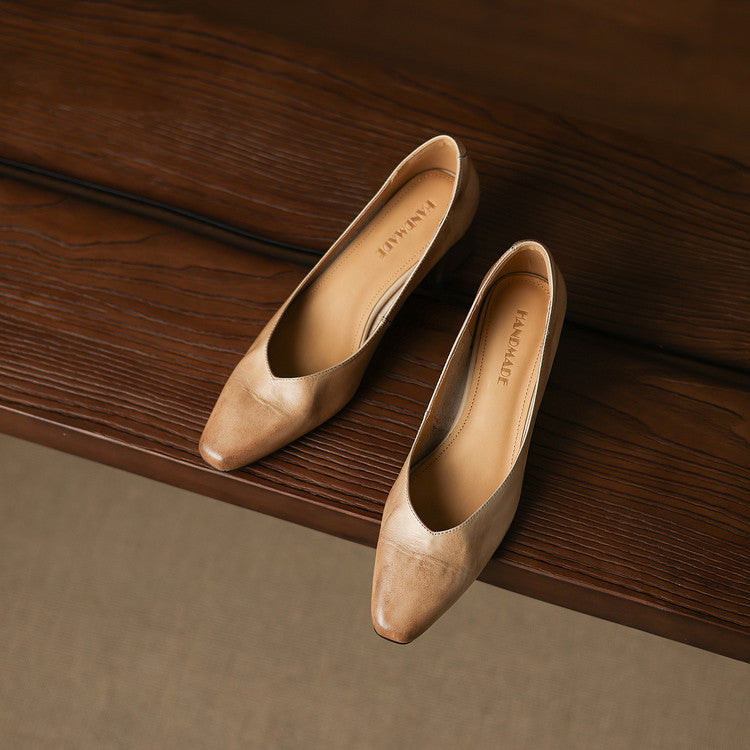 Iris | Refined Block-Heel Pumps