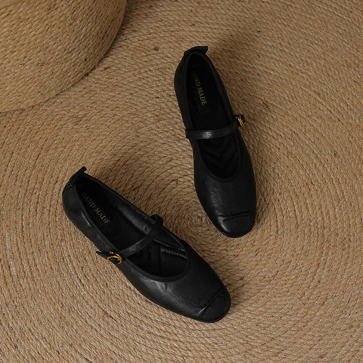 Romilly | Buckled Mary Jane Flats