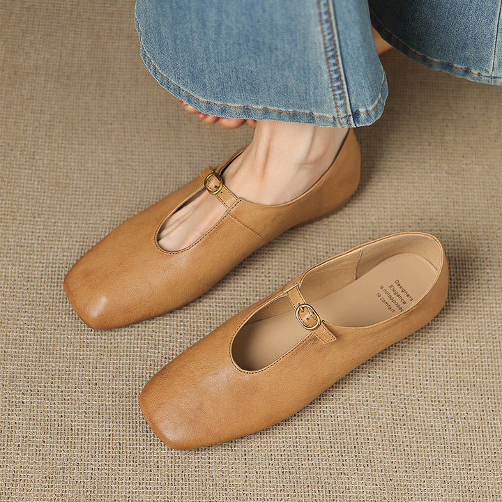Greta | T-Strap Mary Jane Flats