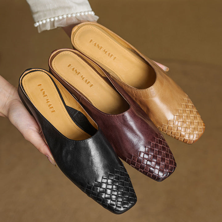 Gwen | Women's Leather Comfort Mules