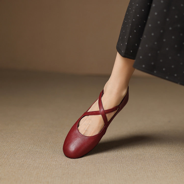 Marlowe | Crossover Strap Ballet Flats
