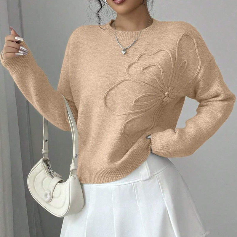 Eugenia | Soft Floral-Detail Sweater