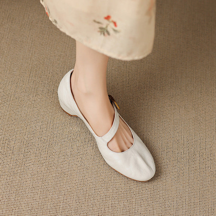 Livia | Buckle-Strap Mary Jane Flats