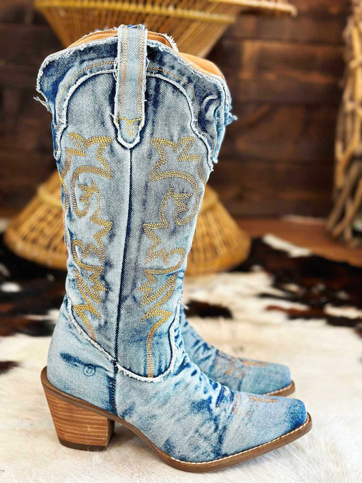 Rosalyn | Embroidered Western Boots